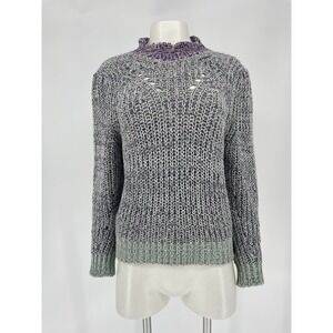 ISABEL MARANT ÉTOILE Lotiya Sweater Pullover Knit Italy Purple Green Sz 40 Small